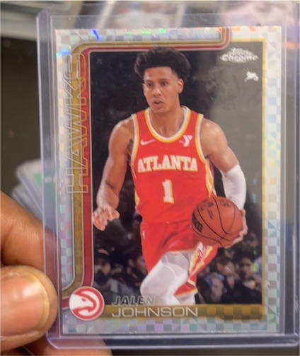 2025-26 Topps Chrome #56 Jalen Johnson — front