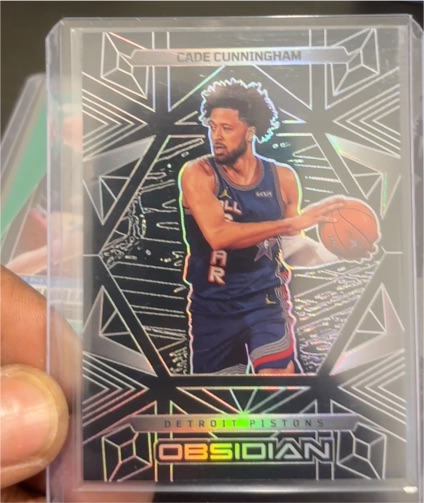 2024-25 Panini Obsidian #27 Cade Cunningham — front