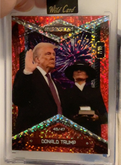 2025 Wild Card Alumination #45/47 Donald Trump — front
