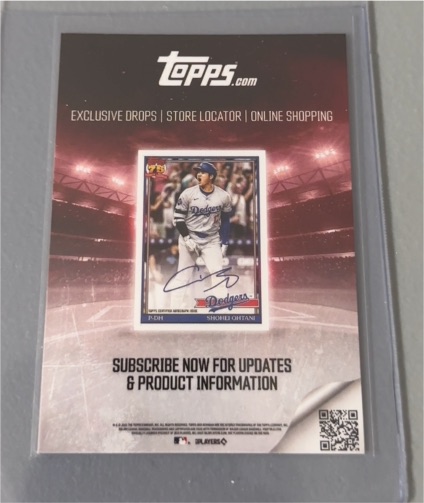 2024 Topps #P-DH Shohei Ohtani — front