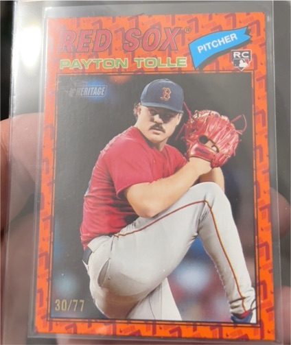 2026 Topps Heritage #386 Payton Tolle — front