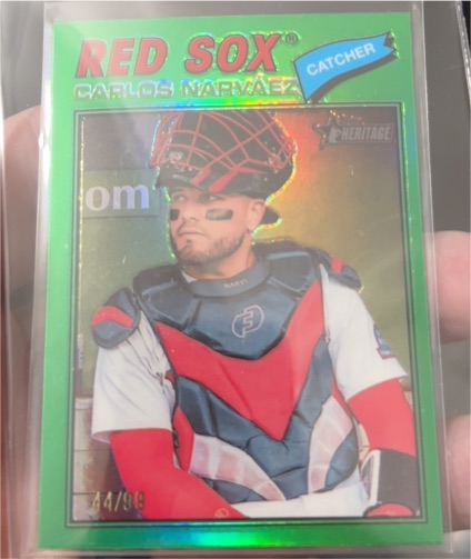 2026 Topps Heritage #248 Carlos Narvaez — front