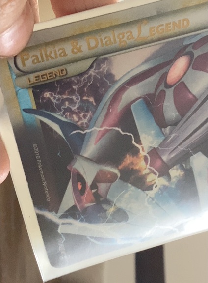 2010 Pokémon Triumphant #101 Palkia & Dialga Legend — front