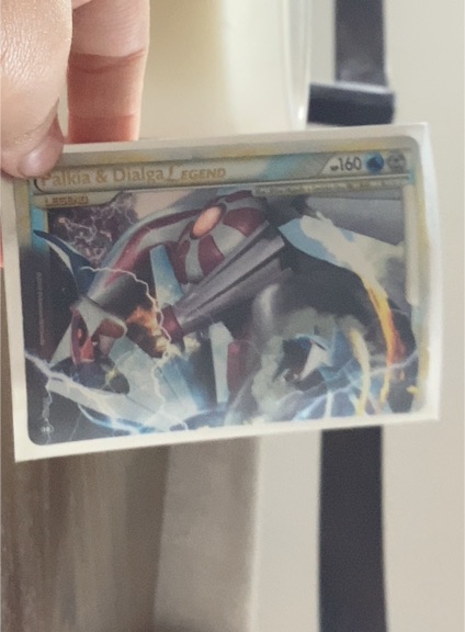 2010 Pokémon Triumphant #102 Palkia & Dialga Legend — front