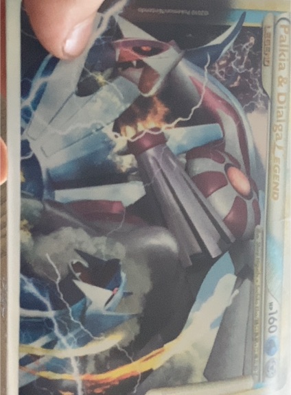 2009 Pokémon TCG Triumphant #101 Palkia & Dialga Legend — front