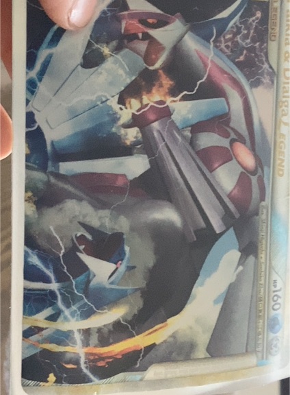 2009 Pokémon Triumphant #101 Palkia & Dialga Legend — front