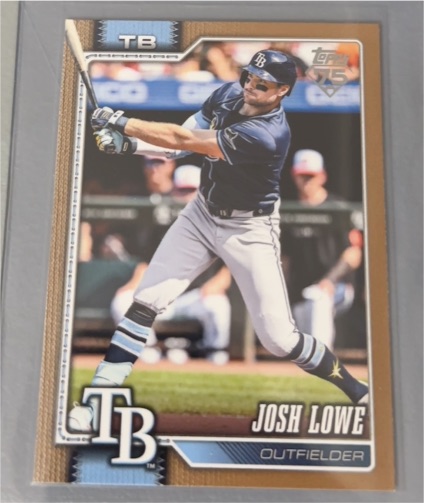 2026 Topps Series 1 #183 Josh Lowe — front