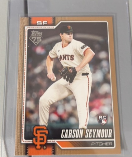 2026 Topps Series 1 #112 Carson Seymour — front