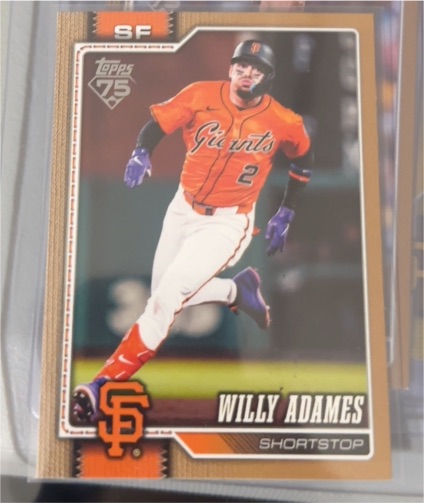 2026 Topps Series 1 #267 Willy Adames — front