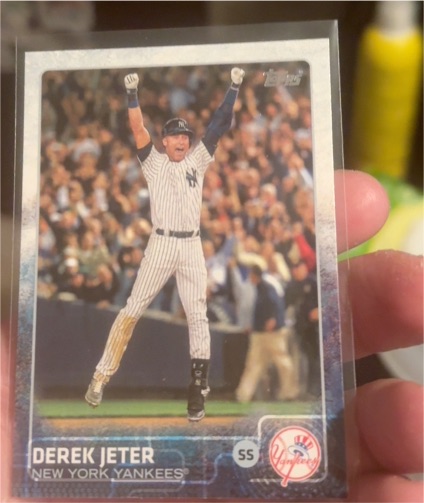 2015 Topps #1 Derek Jeter — front