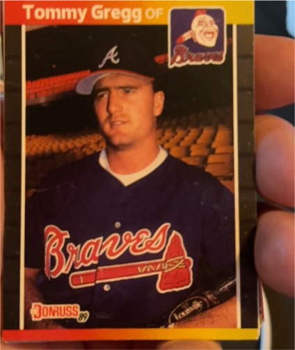 1989 Donruss #121 Tommy Gregg Atlanta Braves — front