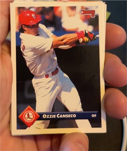 1993 Donruss #336 Ozzie Canseco — front