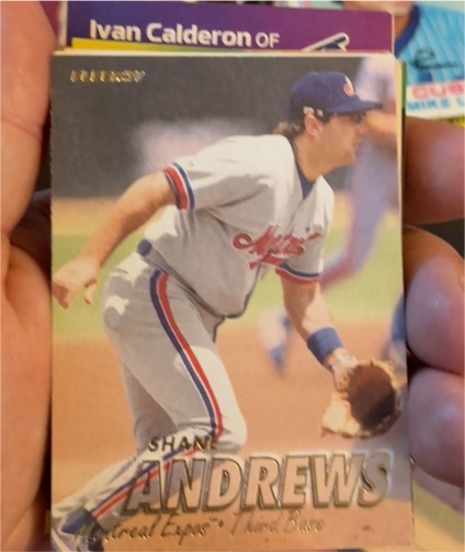 1997 Fleer #375 Shane Andrews — front