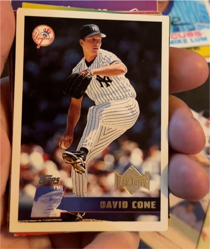 1996 Topps #124 David Cone — front