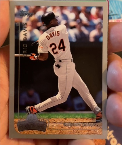 1999 Topps #153 Eric Davis Baltimore Orioles — front