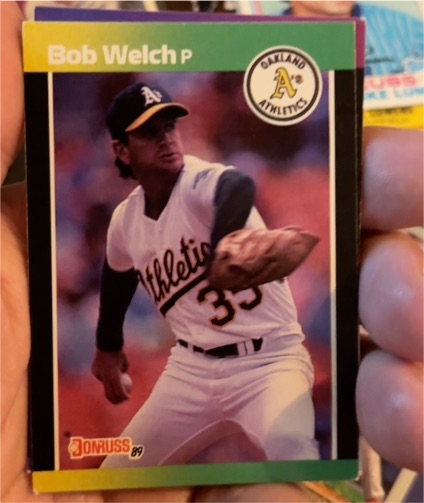 1989 Donruss #332 Bob Welch — front