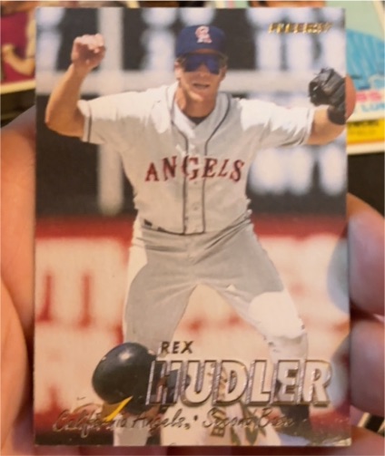 1997 Fleer #46 Rex Hudler California Angels — front