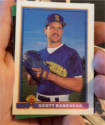 1991 Bowman #254 Scott Bankhead — front