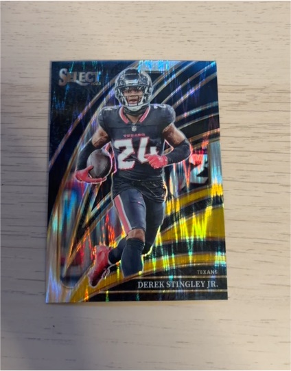 2025 Panini Select Club Level #235 Derek Stingley Jr. — front