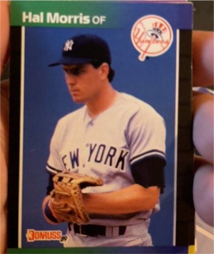 1989 Donruss #545 Hal Morris — front