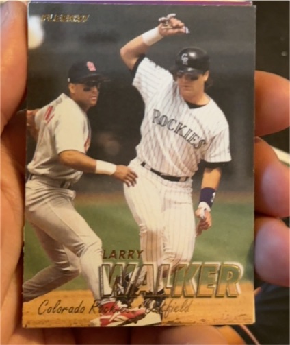 1996 Fleer Ultra #194 Larry Walker — front