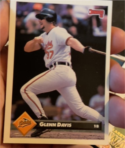 1993 Donruss #163 Glenn Davis — front