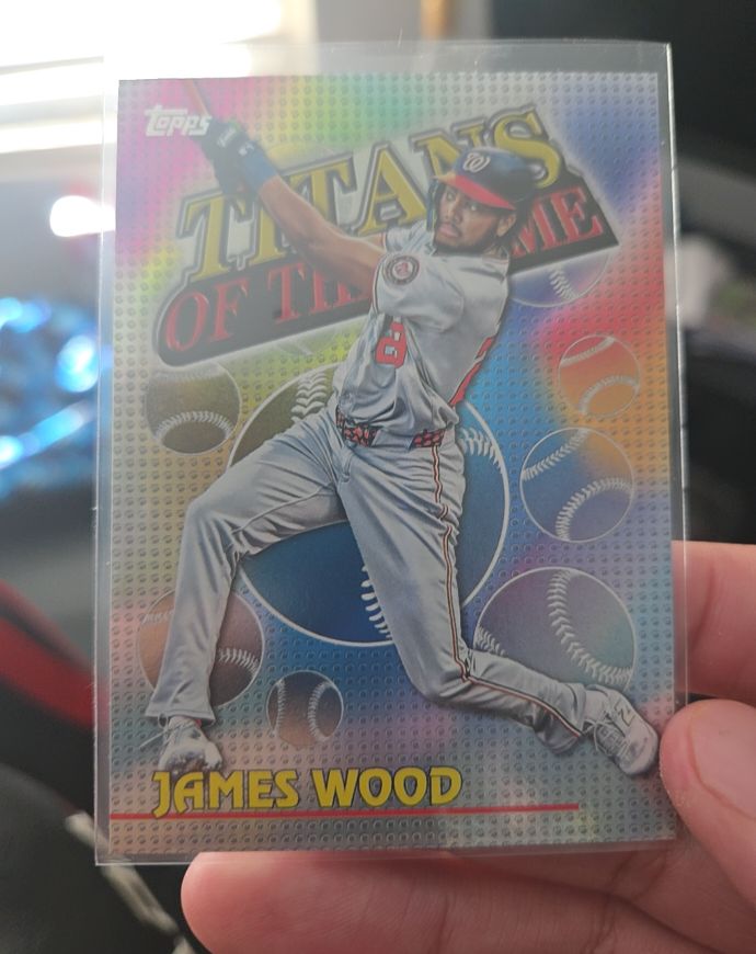 2026 Topps Titans of the Game #TOG-15 James Wood — front