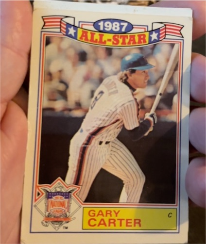 1988 Topps 1987 All Star Game Commemorative Set #20 Gary Carter — front