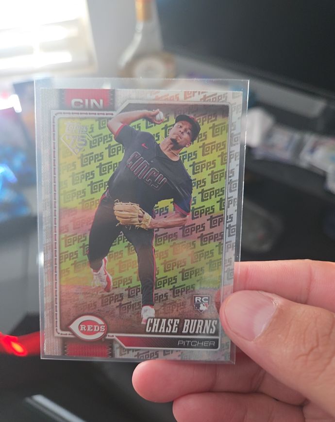 2026 Topps Series 1 #312 Chase Burns — front
