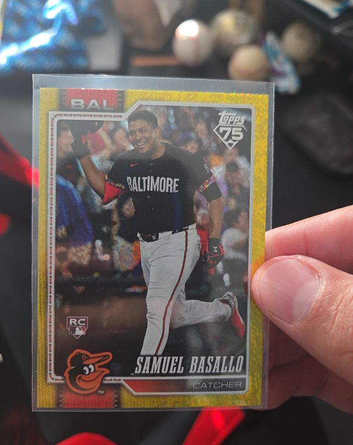 2026 Topps Series 1 #104 Samuel Basallo — front