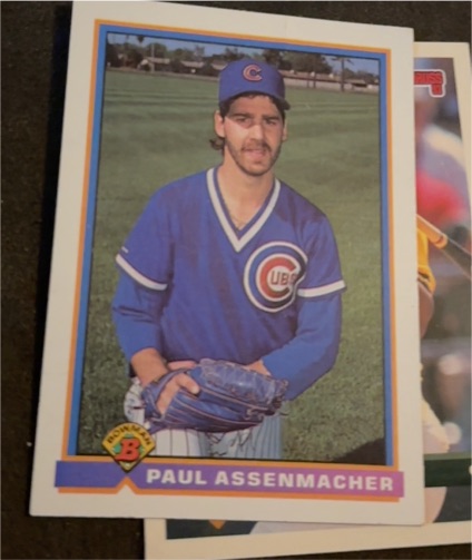 1991 Bowman #431 Paul Assenmacher — front