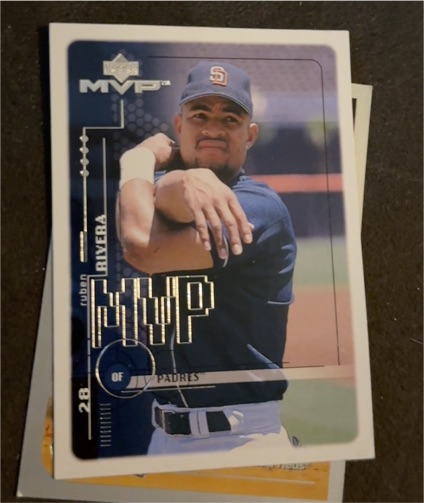 1999 Upper Deck MVP #178 Ruben Rivera — front