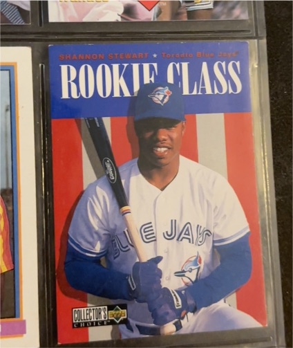 1996 Upper Deck Collector’s Choice #433 Shannon Stewart Rookie — front