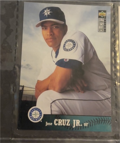 1997 Upper Deck #547 Jose Cruz Jr. — front