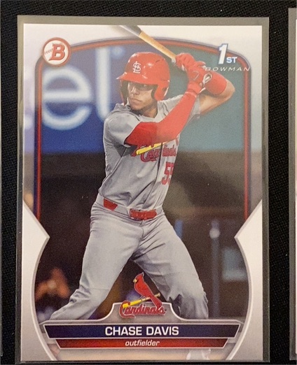2023 Bowman Draft #BD-48 Chase Davis — front