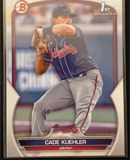 2023 Bowman Draft #BD-21 Cade Kuehler — front