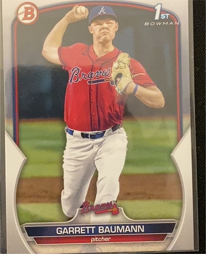 2023 Bowman Draft #BD-172 Garrett Baumann — front