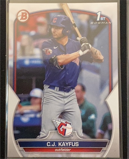 2023 Bowman Draft #BD-101 C.J. Kayfus — front