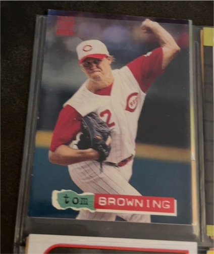 1994 Topps Stadium Club #433 Tom Browning — front