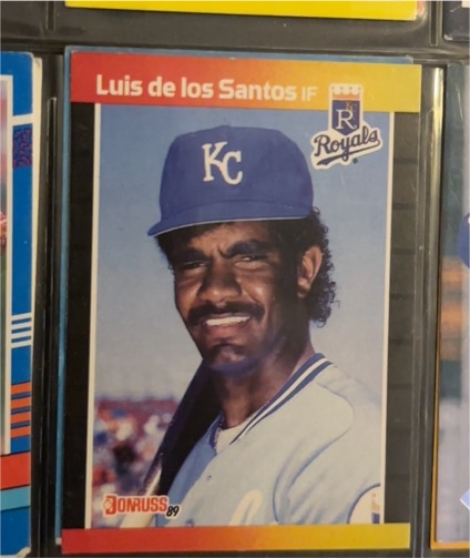 1989 Donruss #562 Luis de los Santos — front