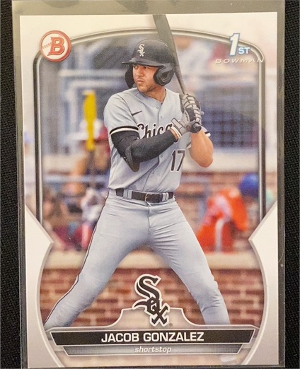 2023 Bowman Draft #BD-167 Jacob Gonzalez — front