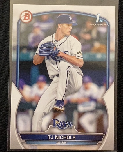 2023 Bowman Draft #BD-153 TJ Nichols — front