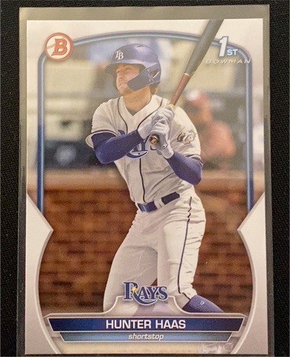 2023 Bowman Draft #BD-160 Hunter Haas — front