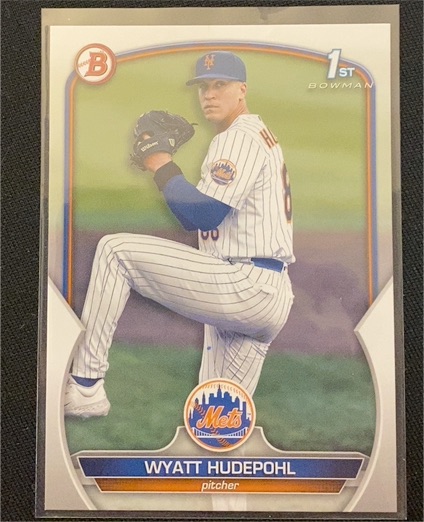 2023 Bowman Draft Chrome #BDC-147 Wyatt Hudepohl — front