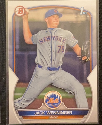 2023 Bowman Draft Chrome #BDC-68 Jack Wenninger — front