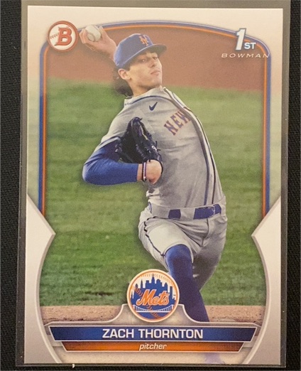 2023 Bowman Draft #BDC-187 Zach Thornton — front