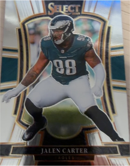 2025 Panini Select #191 Jalen Carter — front