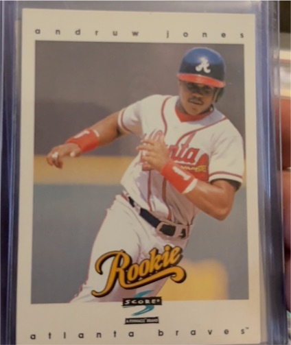 1996 Score #310 Andruw Jones Rookie — front