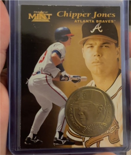 1997 Pinnacle Mint Collection #9 Chipper Jones — front