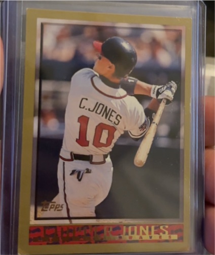 1998 Topps #305 Chipper Jones — front